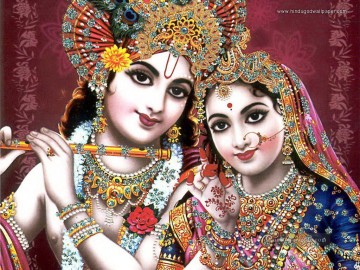 Indisch Werke - Radha Krishna 16 Hinduismus